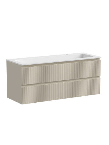 Тумба под раковину Sancos SNOB T SNT120CE 120х45х50 подвесная цвет бежевый - фото 2